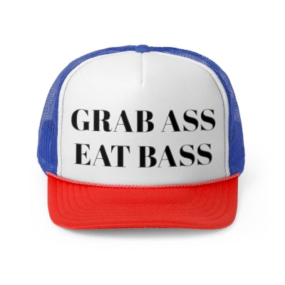 Grab Ass Eat Bass Trucker Cap
